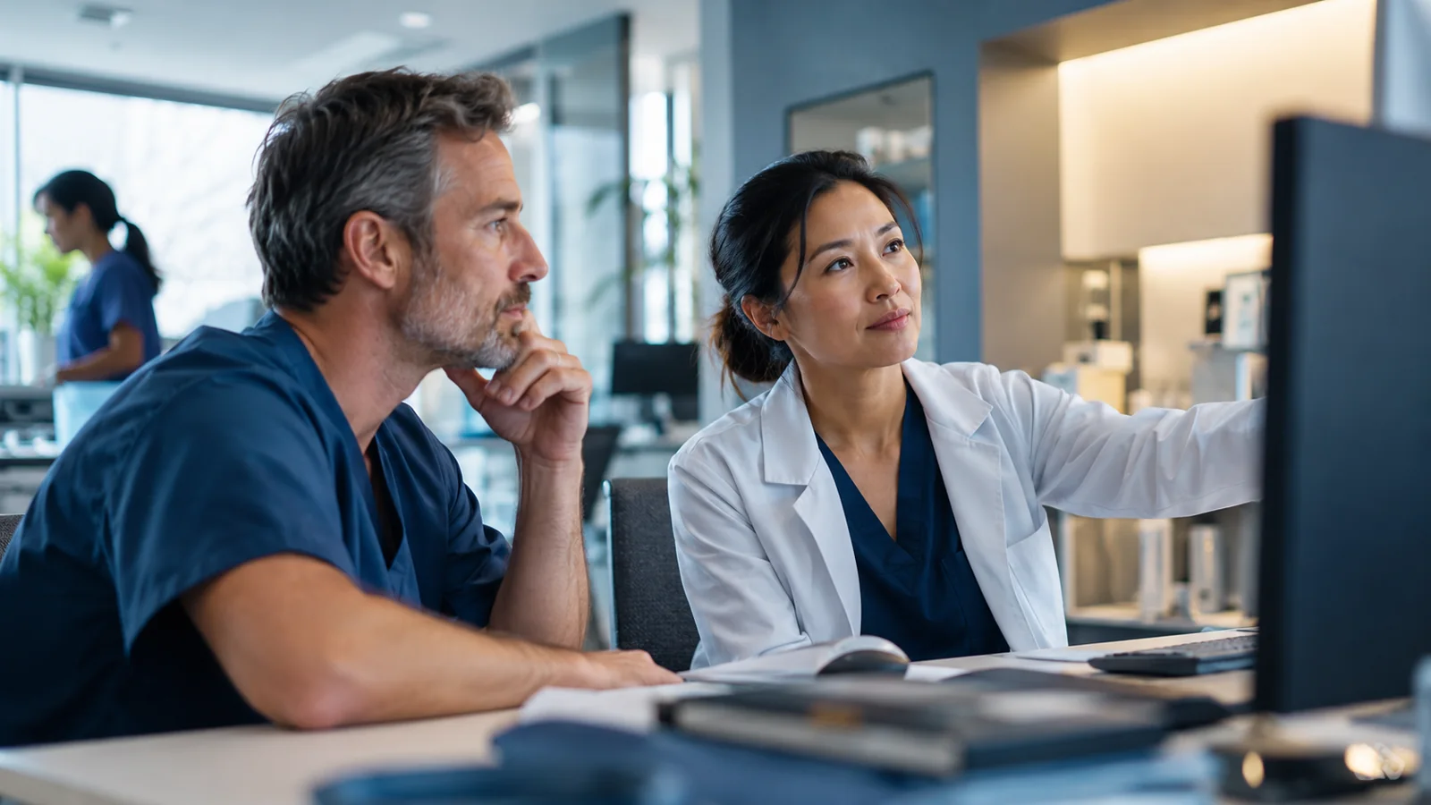 Stethoscope and clinical workstation