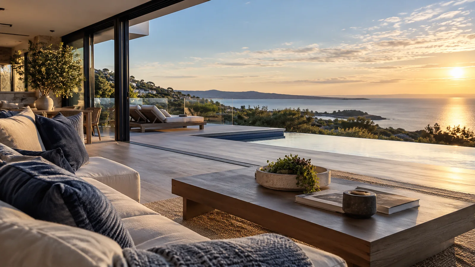Light-filled contemporary home interior